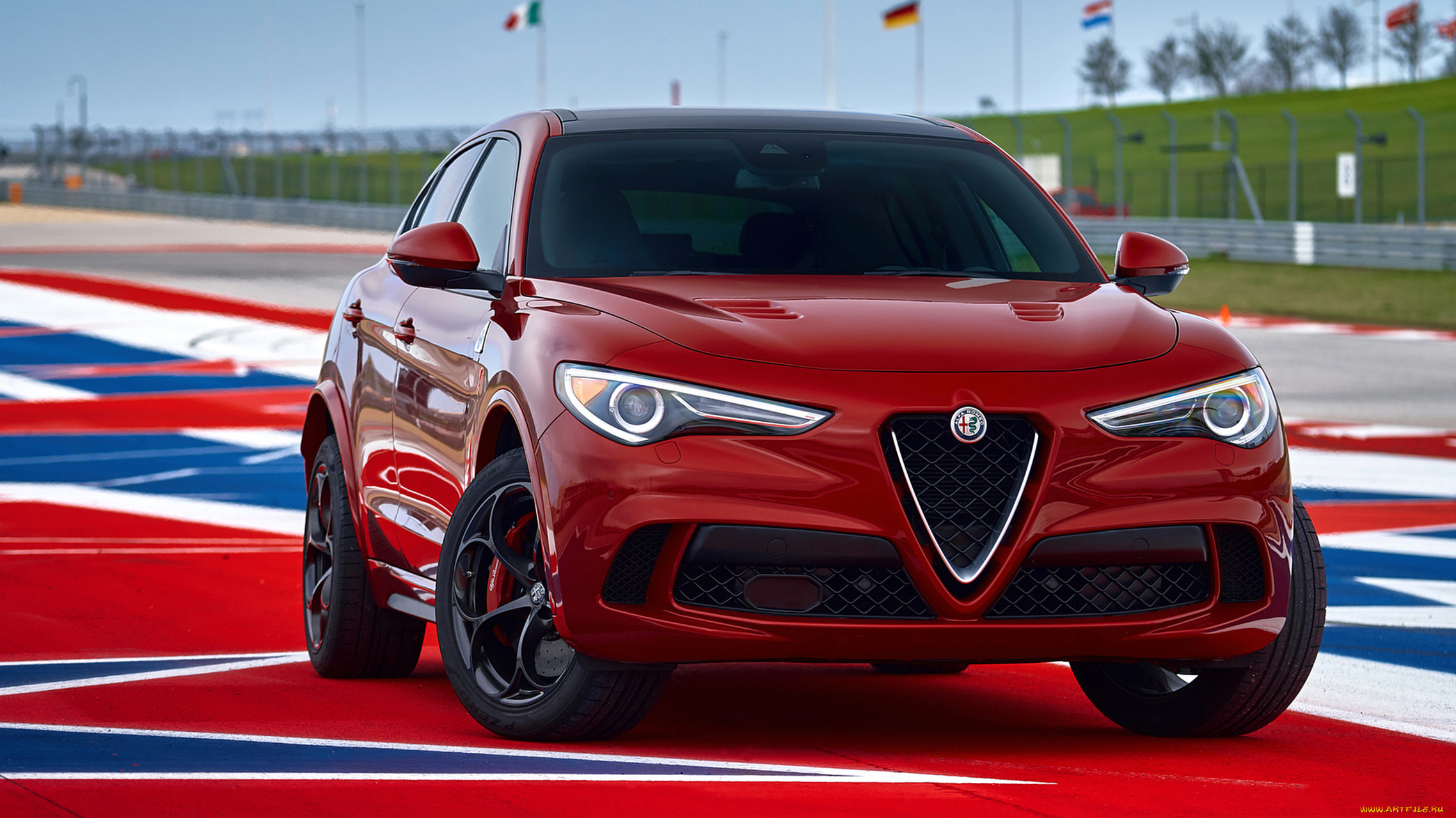 alfa romeo stelvio quadrifoglio 2018, , alfa romeo, quadrifoglio, stelvio, alfa, romeo, red, 2018